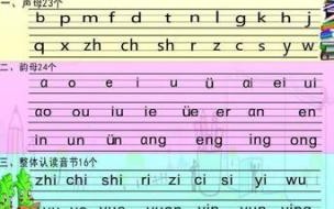 整体认读音节10个读法 整体认读音节16个跟读